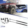 Jeep Wrangler JK (2007-2018) Black 2 x Front Hood Lift Supports