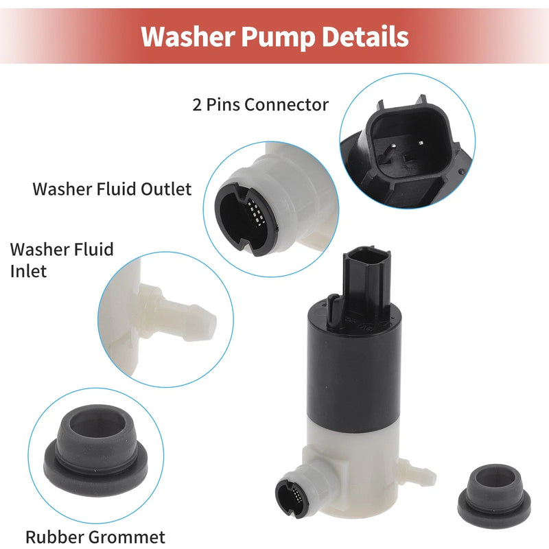 Dodge Neon Washer Fluid Pump w/Grommet