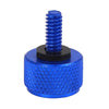 Harley Sportster 2 x Rear Seat Bolt Screw Motorcycle Aluminum Alloy Blue