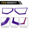 Jeep Wrangler JL JLU (2018-2024) Purple A Pillar Speaker Cover Trim