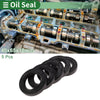 Oil Seal / 40x65x10mm / NBR Rubber High Pressure Black 5 Pcs