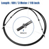 Yamaha Black 2 x 10ft Marine Shift Remote Control Box Cable