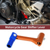 Bosuer Cheetah Orange / Blue Head Folding Motorcycle Gear Shifter Lever