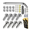 Enhanced License Plate Security Anti Theft Stainless Steel Screws