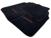 Nissan 200 SX (1995-2000) - 2 x Carpets with Red Logo Tailored Black Floor Mats Set