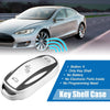Tesla X 2016-2018 Silver Tone Smart Key Fob Case Cover