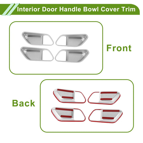 Nissan Kicks 4 x Interior Door Handle Bowl Cover Trim (2025)