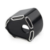 Harley Touring Street Road Glide Black Cut Ignition Switch Cover (2007-2013)