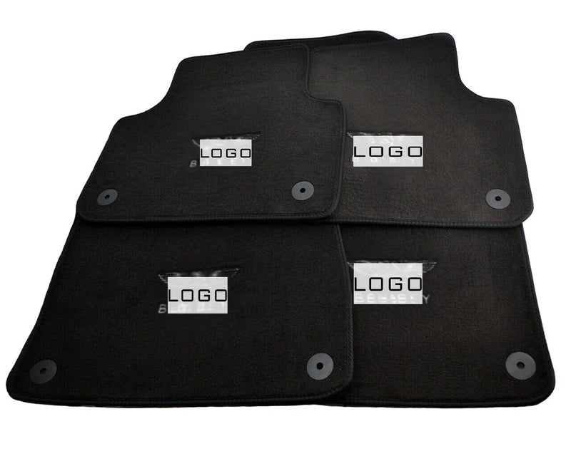 Bentley Bentayga Custom Black Carpets Floor Mats (2017-2023)