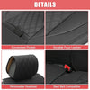 Dodge Ram 1500 2009-2023 Black Red 5 x Pcs Car Front Rear Seat Covers