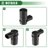 Dodge Caravan 4pcs Rear Bumper Park Assist Sensors (2011-2020)