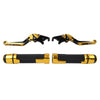 Ducati Panigale Gold Extendable Brake Clutch Lever Grip Set (2012-2019)