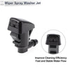 Dodge Black Washer Nozzle 6 Pcs Y Hose Connector