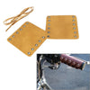Harley Cafe Racer 22mm Leather Hand Grip Covers