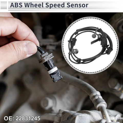 Chevrolet Malibu ABS Wheel Speed Sensor 1 Pc (2013–2015)
