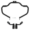 Harley Heritage Softail (2000-2017) Black Mustache Highway Bar Foot Pegs