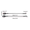 Dodge Ram 1500 2500 3500 Pair Rear Tailgate Cables (1994-2002)