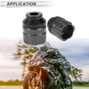 Make Model 14mm Aluminum Alloy Motorcycle Slider Frame 2 x Titanium Tone