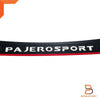 Mitsubishi Pajero Sport White Rear Bumper Step Scuff Plate Cover (19-23)