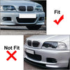 BMW E46 M3 2-Door Front Fog Light Covers (2001-2006)