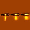 Mini LED Motorcycle Turn Signal Amber Light Blinker Indicator Lamp 2 x  (2015-2023)