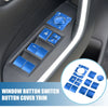 Toyota RAV4 14 Pcs Window Switch Button Cover Trim (2019–2022)