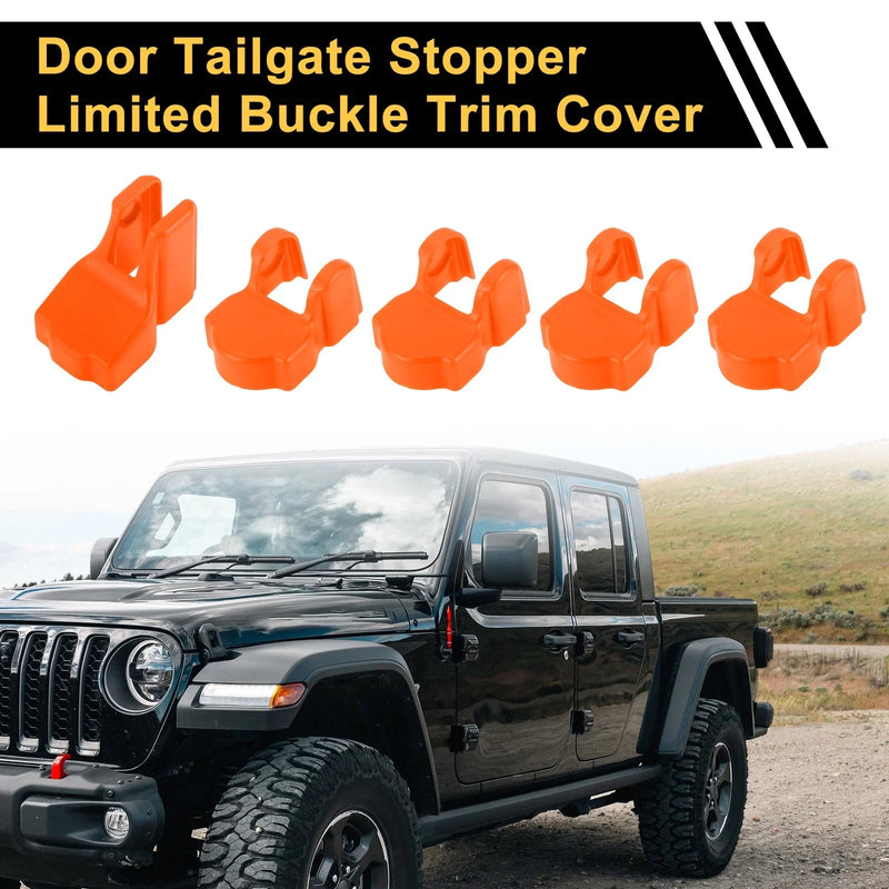 Jeep Wrangler JL JLU (2018-2024) - Orange Door Limiting Cover Trim
