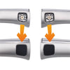 Benz W220 S280 S320 Car Keyless Go Door Handle Button Covers