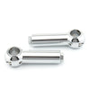 Harley Davidson 4" Chrome Handlebar Riser Clamp Kit