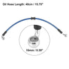 Motorcycle Universal 40cm 15.75" Brake Clutch Oil Hose Hydraulic Blue