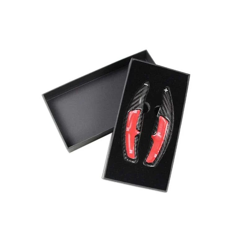 Macan 2014-2019 Real Carbon Fiber Steering Wheel Shifter Paddle Switch Fit
