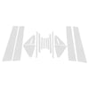 Toyota Corolla 16 Pcs Chrome Silver Door Pillar Trim (2021-2024)