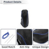 Nissan Tiida (2004-2012) Pebbled Black Blue 1 Pc Gear Shift Knob Cover