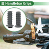 25mm Motorcycle Hand Grips Cover Kit Dark Gray Scale Pattern
