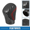 Lexus - Faux Leather with Red Thread Carbon Fiber Gear Shift Knob