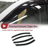 Mazda 6 Sedan 2014-2021 Side Vent Visors Black 1 Set Window Deflectors