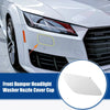 BMW 328i White Front Right Bumper Headlight Washer Nozzle Cover Cap