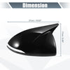Hyundai Sonata Rearview Mirror Cover Overlay Gloss Black (2020-2023)