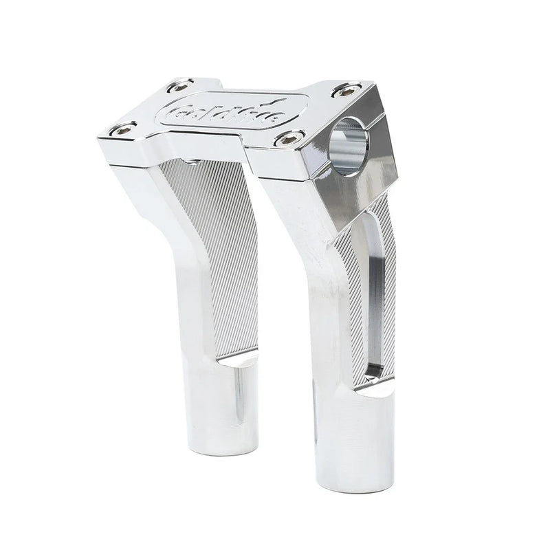 Harley 1" Handlebar 6" Chrome Pullback Handlebar Risers Clamp