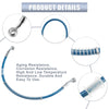 Brake Line 15.75" 10mm Motorcycle Hydraulic Hose Pipe Stainless Steel Blue