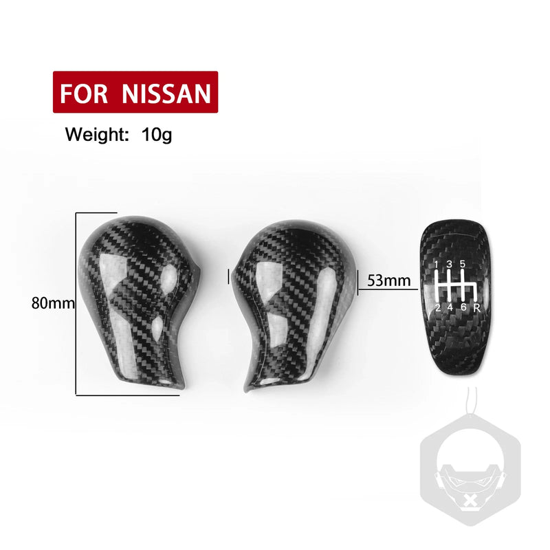 NISSAN 370Z Center Console Gear Shift Knob Cover Trim Set (2009-2018)