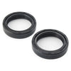 Motorcycle Front Fork Damper Shock Absorber Black Oil Seals (41-54mm)