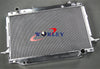 Land Cruiser FJ80 FJ80R FZJ80 4.5L Aluminum Radiator & 2 Fans (1991-1998)