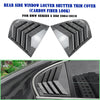 BMW 5 Series E60 E61 2 x Rear Window Louver Trim Cover (2004-2010)