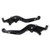 BMW R1200GS R1250GS CNC Black Extendable Brake Clutch Levers (2013-2020)