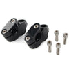 Motorcycle - Riser Black Aluminum Handlebar Extensions
