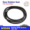 Door Rubber Weatherstrip Front RH Fits Nissan Sentra Sunny B12 4D SED 1985-90