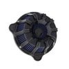 Harley Dyna / FXR / Softail (93-17) Black Blue Air Cleaner Intake Filter