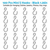 Hanging Plants - Black Small Metal S Shaped Hooks