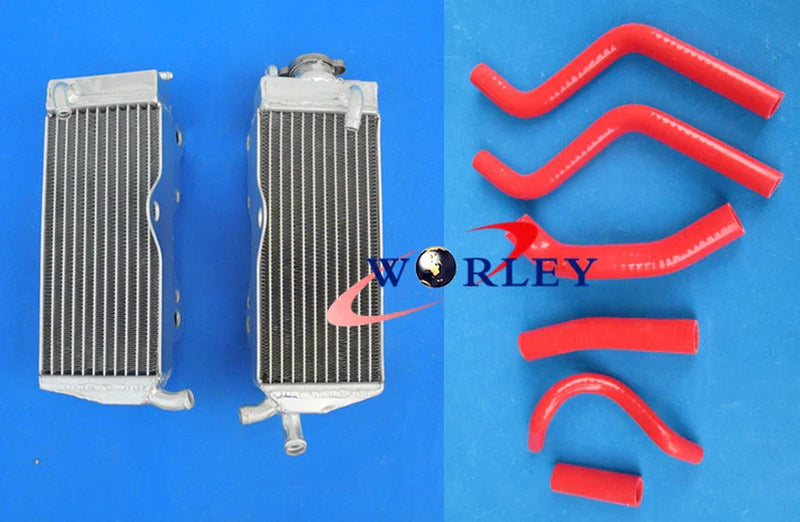 Honda CR250R 1990-1991 Aluminum Radiator & Silicone Hose